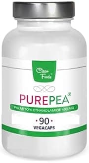 Pure Pea 90 vegetable capsules Palmitoylethanolamid 400mg Clean Foods PEA 400mg high dosage