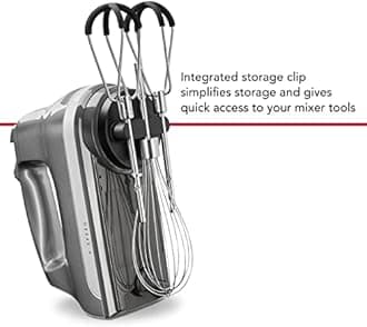 KitchenAid 6 Speed Hand Mixer with Flex Edge Beaters - KHM6118