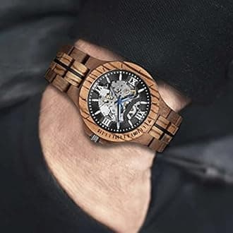 WASTIME Wooden Watches Men Women Stylish Sports Date Chronograph Multifunctional Wooden Wrist Watches