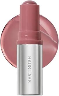 HAUS LABS BY LADY GAGA Color Fuse Lip + Cheek Blush Balm Stick in Glassy Hibiscus & ENTEL Aloe vera Sheet Masque (BONUS)