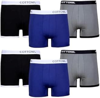 Cottonil Mens Set of 6 Plain Underwear