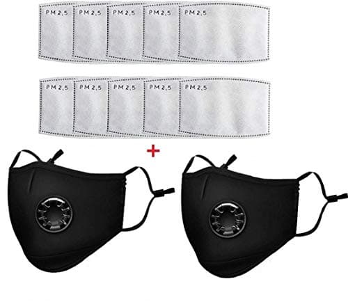 La Volupte 10pcs PM2.5 Activated Carbon Filter Replaceable Anti Haze Filter Paper