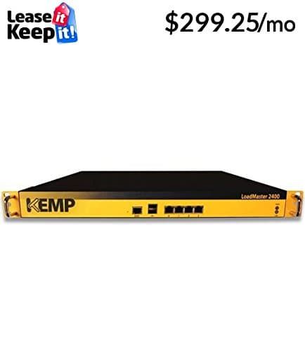 Kemp Technologies LoadMaster 2400 / LM-2400 Load Balancer with 4x GbE 1.2 Gbps 1 000 SSL TPS LM2400