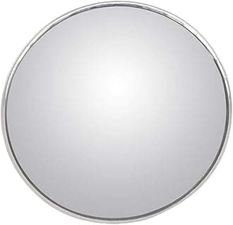 2Pcs 3 Inch Non-Adjustable Large Stick-On Convex Blind Spot Mirror, HD Glass Big Round Rear View, Strong Adhesive for Car, Van, SUV and Trucks (3"(75mm), Frameless)