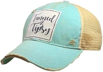 VINTAGE LIFE Distressed Washed Fun Baseball Trucker Mesh Cap