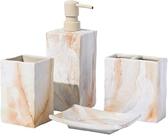water transfer printing ceramic bath set