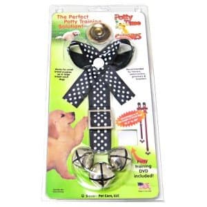 Potty Time Chimes with The Perfect Potty Training Solution DVD, Adjustable, Confetti Black/White