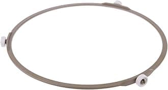 Brown Large Microwave Turntable Ring Microwave Oven Rotating Ring Microwave Parts Microwave Turntable Ring, Microwave Glass Plate Tray Wheel Ring Turntables Microwave Oven Parts and Accessories