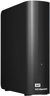 WD 20TB Elements Desktop External Hard Drive, USB 3.0 drive for plug-and-play storage - WDBWLG0200HBK-NESN