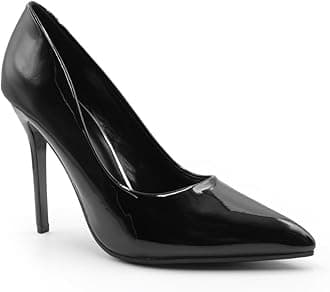 Womens High Heel Pointed Toe Pumps Smart Office Work Courts Shoes Ladies Pumps Party Prom Wedding Bridal Occasion Heeled Court Stiletto Heels Shoes