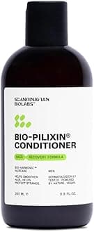 - Scandinavian Biolabs Bio-Pilixin® Conditioner For Men | Prevents Split & Damaged Ends, Restores Weak Hair, Supports Scalp Vitality, Dermatologically Tested, Made in Denmark, 250 mL/ 8.8 Oz