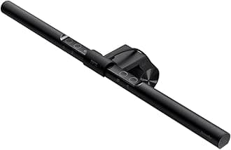 BenQ Screenbar E-Reading LED Computer Monitor Light Lamp with Auto-Dimming and Hue Adjustment Features, Matte Black USB Powered Office Lamp (ScreenBar_Black) Complements with Backlight/RGB setups