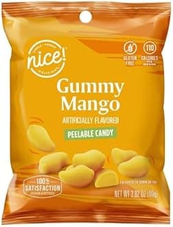 Tiktok Viral Candy! NICE! Peelable Gummy Candy Pack of 3, includes 1 Peelable Mango Gummies, 1 Pineapple Burst Gummies & 1 Peelable Banana Gummies