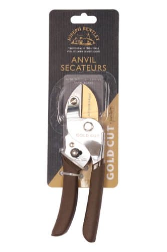 Gold Cut Anvil Secateurs