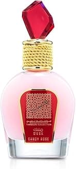 Lattafa Musk Candy Rose Thameen Collection Eau de Parfum Spray for Women, 3.4 Ounce