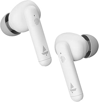 boAt Airdopes 141 Bluetooth Truly Wirless in Ear Earbuds with Mic, 42H Playtime, ASAP Charge, Iwp, Ipx4 Water Resistance, Smooth Touch Controls (White Purity), One Size