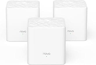 Nova Mesh WiFi System - Covers 3000 sq.ft - AC1200 Dual-Band Mesh Network for Home Internet - Parental Control - 3-Pack