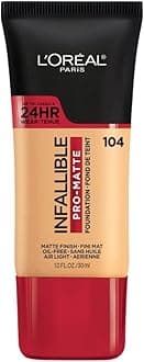 L'Oreal Paris Cosmetics Infallible Pro-Matte Foundation Makeup - Golden Beige