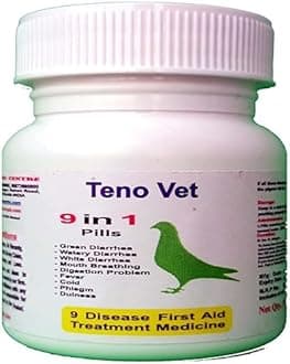 9 in 1 Pills || Cover 9 Disease Pigeon Medicine || Pigeon Products || Pet Supplies by Dr PDX (100-Pills)