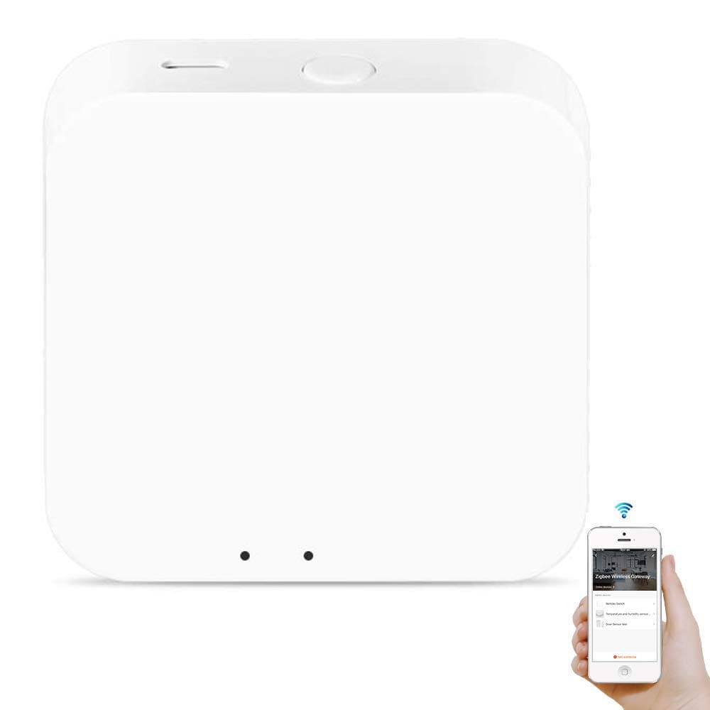 zemismart Tuya Zigbee 3.0 Gateway,Use with Tuya Zigbee sub Devices,use for zigbee door sensor,switch,lights,blinds,lockCompatible with Echo/Nest(Tuya Zigbee Hub)