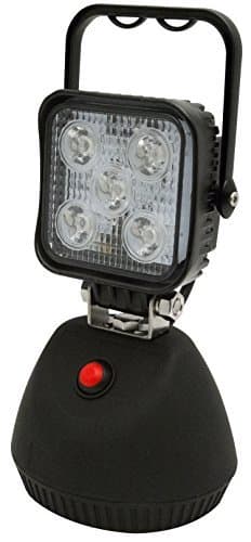 ECCO Work Light 12/24V LED 600 Lumens White Flood Magentic Base Comes with A/C & D/C Chargers by Servicemate
