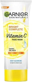 Garnier Skin Naturals Light Complete White Speed Duo Action Face Wash, 100gm
