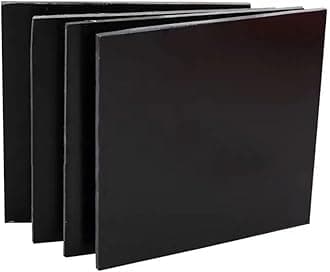 1pcs 0.2~4mm Thick Black Glassfibre Template Board Sheet G10 Epoxy Glass Fiber FR4 Fibreglass Plate 3D For Antistatic (Size : 150MM x 100MM, Color : 0.2mm)