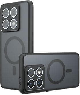 Compatible with Honor X8b Case Cover,Compatible with MagSafe,Compatible with Honor X8b LLY-LX1 LLY-LX2 LLY-LX3 Built-in Magnetic Anti-Shock Cell Phone Case Black