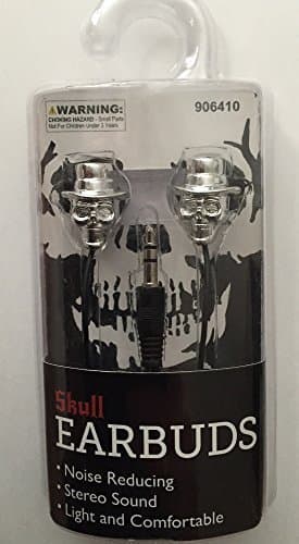 Skull Earbuds - Silver Color