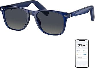 GetDBluetooth Sunglasses for Men/Women, AI Translator, 11H Battery Life, Polarized Lens, UV Protection, Voice Control, Built-in Mic & Speakers, Smart Eyewear for Gaming Meeting Travel