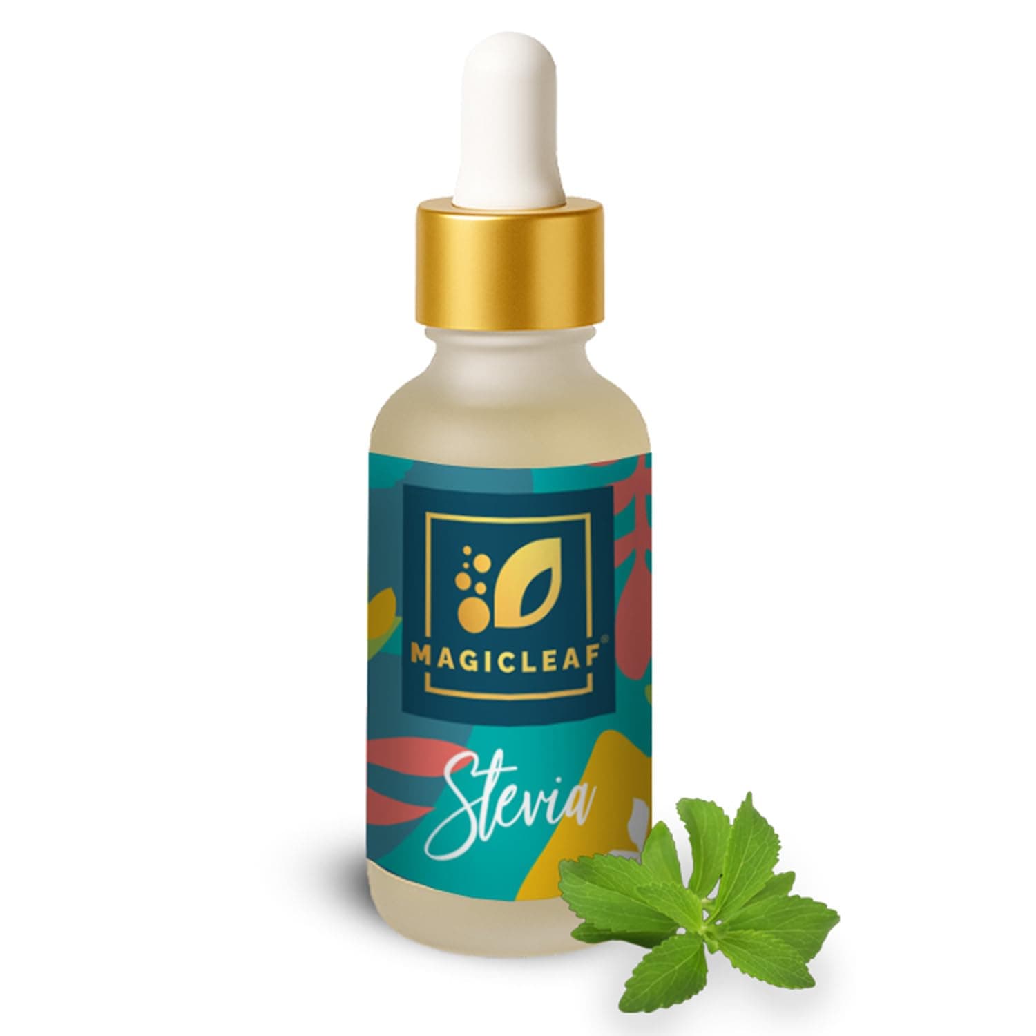 Magic Leaf Sugar Free Stevia Drops, 100% Natural Stevia Leaf Extract, for Weight Watchers and Keto Diet, Zero Calorie, Non GMO, Stevia Based Liquid Sweetener, 30 ml (800 Drops) - Pack of 1