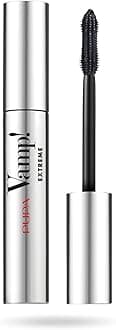 PUPA Milano Vamp Extreme Mascara Volumizing Mascara Dramatic Pigmented Lash Boost Ophthalmologist d Paraben Free Makeup fl oz Tube, 010 Extra Black, 0.4 Ounce