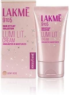 Lakme Lumi Cream Moisturizer with Highlighter, Enriched with Niacinamide for All Skin Type 30g
