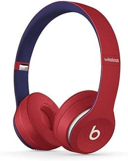 Beats Solo3 Wireless On-Ear Headphones Club Collection – Club Red (Renewed)