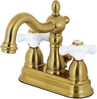 KB1607PX 4 in. Centerset Bathroom Faucet, Brushed Brass