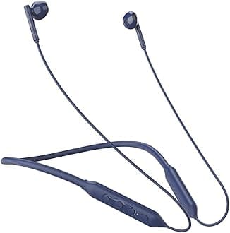 Portronics Harmonics Z5 Wireless Bluetooth Stereo Headset with 33Hrs Playtime, Double EQ Mode, 14.2 mm Dynamic Drivers, Click Action Buttons(Blue)