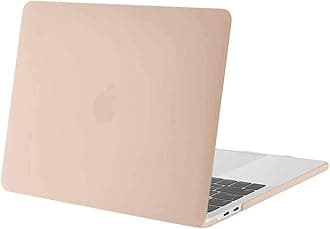 MOSISO Compatible with MacBook Pro 13 inch Case M2 2025, 2024, 2023, 2022-2016 A2338 M1 A2251 A2289 A2159 A1989 A1708 A1706 with/Without Touch Bar, Plastic Hard Shell Case Cover, Camel
