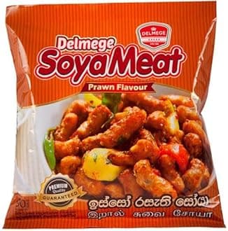 Delmege Soya Meat | Authentic Sri Lankan taste | (Prawn flavour, Pack of 20)