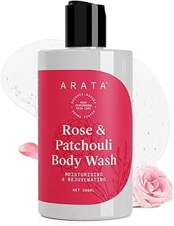 Rose & Patchouli Body Wash for Men & Women | Locks 24-Hours Moisture | Refreshing & Long-lasting Fragrance | For All Skin Types (300ml)