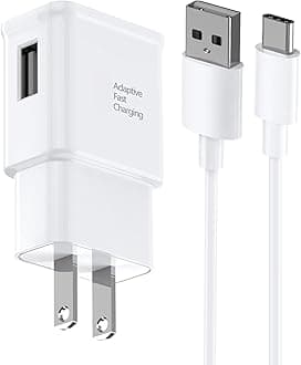 for Samsung Charger Fast Charging Cord 6FT Type C Charger USB Wall Charger Block Android Phone Charger for Samsung Galaxy A16 A15 A55 A54 S10 S10+ S20+ S21 S22 S23 S24 S25 Plus/Ultra/FE,Note 20/10/9/8