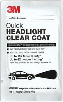 3m 3M-32516 Headlight Clear Wipes 40/bx