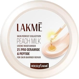Peach Milk Soft Crème Moisturizer, Light Weight Face Cream with 24hr Moisture Lock, 50g