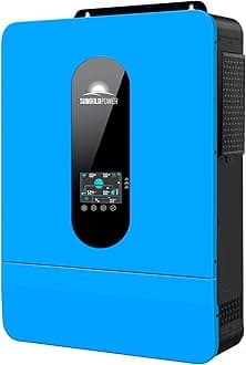 SUNGOLDPOWER SPH6548P 6500W DC 48V Split Phase Solar Inverter,120V/240V AC Input/Output (settable), Built-in 2 MPPT Solar Controllers, Max. 140A Battery Charging, Inverter Charger Support Parallel