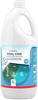 Chemtex Pool Cide | Swimming Pool Water Algaecide | Removes Green, Black, Mustard Algae (1L)