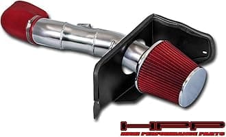 Cold Air Intake Kit & Red Filter Combo Compatible for Mustang 2005-2009 GT 4.6L V8