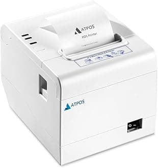 AT-402 80mm 3 Inch Thermal Receipt Printer (Bluetooth + USB) | Auto Cutter