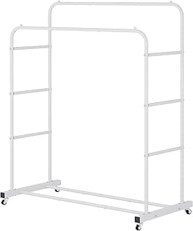 Laiensia Double Rod Garment Rack Black