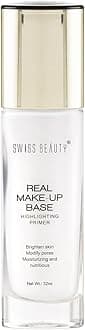 Real Makeup Base Highlighting Primer| Skin-Hydrating Poreless Primer With Natural Glow Finish For Face Makeup |Shade - 03 Pink Tint, 32Ml