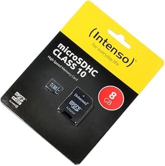 8GB Memory Card compatible with Artfone C1, microSDHC, Class 10, HighSpeed, +SD Adapter