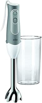 Braun Multiquick Minipimer 5, White/Grey, MQ500"Min 1 year manufacturer warranty"
